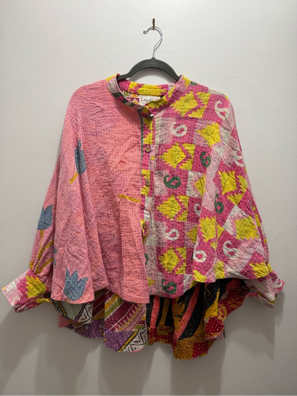 Kantha Bae Tunic Hi Low Blouse One Size